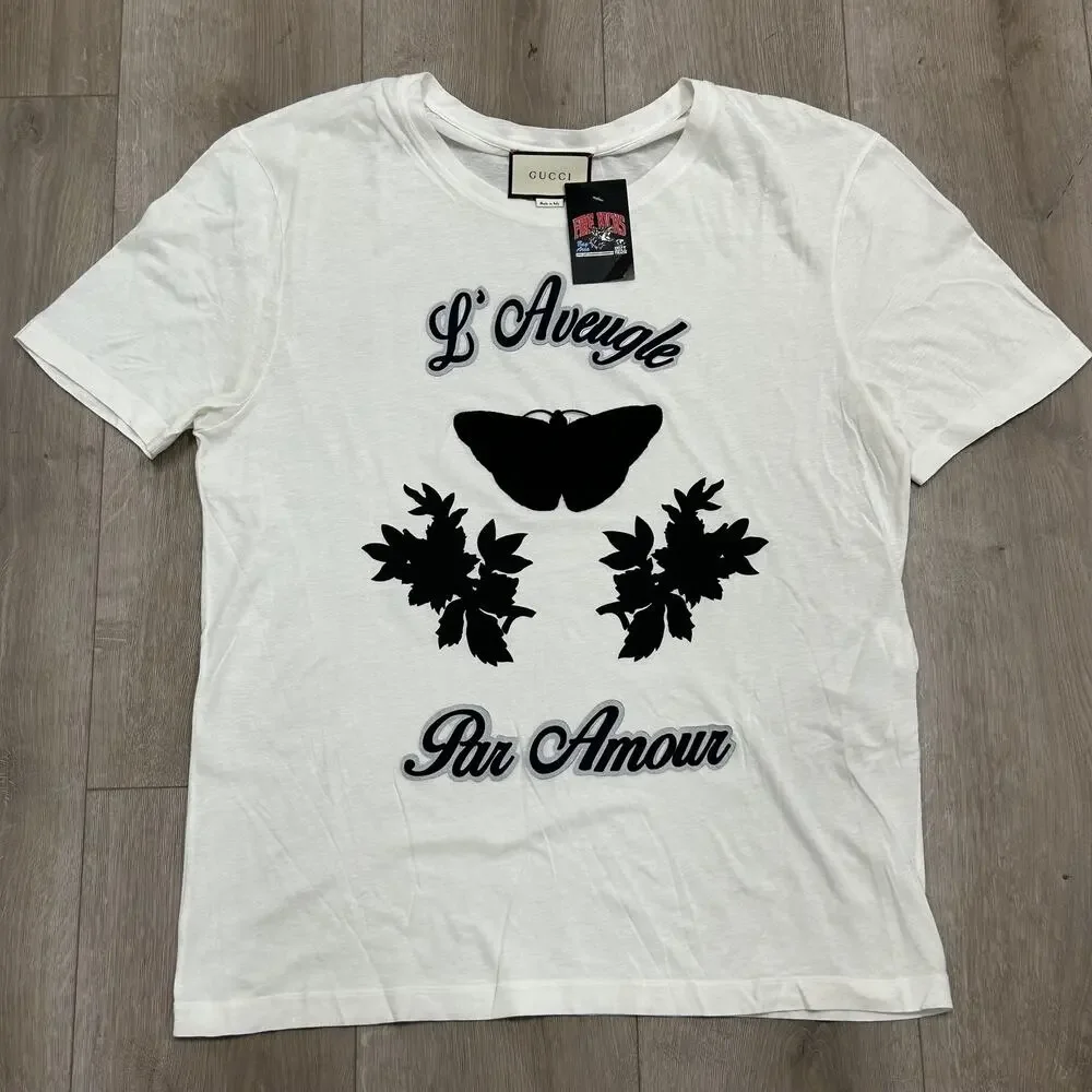 Gucci L'Aveugle Par Amour Tee T Shirt size XL SF